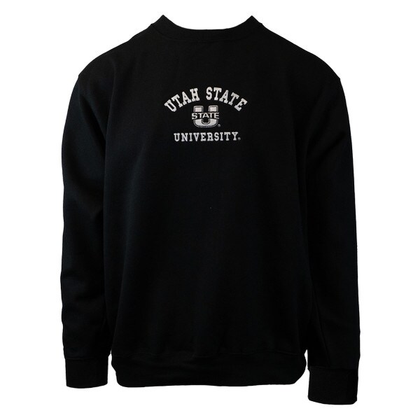 Utah State University Unisex Crew Sweatshirt black